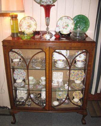 Mahogany China Cabinet   SOLD